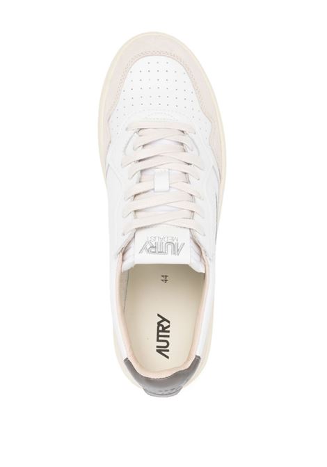 sneakers medalist low aulm ls01  bianche, grigie e crema AUTRY | AULMLS01