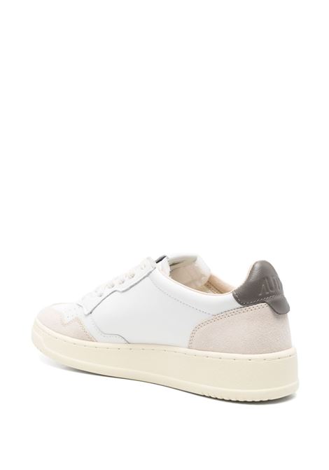sneakers medalist low aulm ls01  bianche, grigie e crema AUTRY | AULMLS01