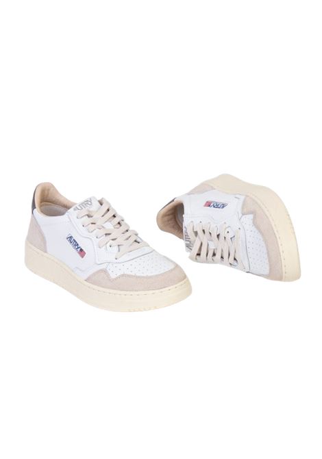 sneakers medalist low aulm ls01  bianche, grigie e crema AUTRY | AULMLS01