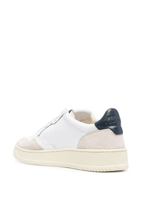 sneakers medalist low aulm ls28 bianche, blu e crema AUTRY | AULMLS28