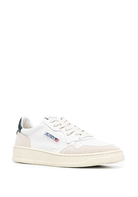 sneakers medalist low aulm ls28 bianche, blu e crema AUTRY | AULMLS28