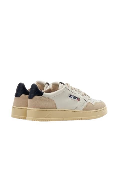 sneakers medalist low aulm ls28 bianche, blu e crema AUTRY | AULMLS28