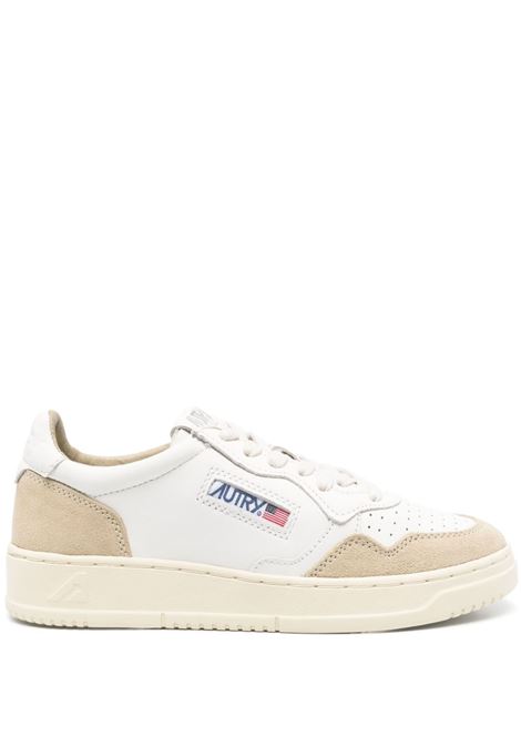 sneakers medalist low aulw gs44  bianche e beige AUTRY | AULWGS44
