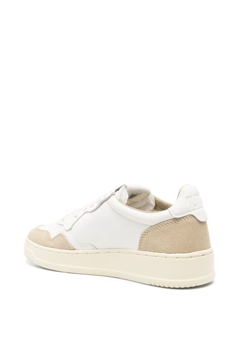 sneakers medalist low aulw gs44  bianche e beige AUTRY | AULWGS44