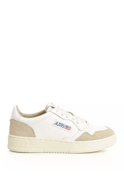 sneakers medalist low aulw gs44  bianche e beige AUTRY | AULWGS44