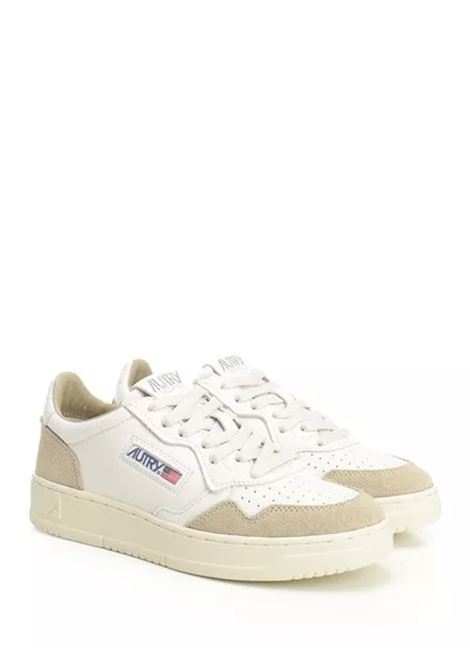 sneakers medalist low aulw gs44  bianche e beige AUTRY | AULWGS44