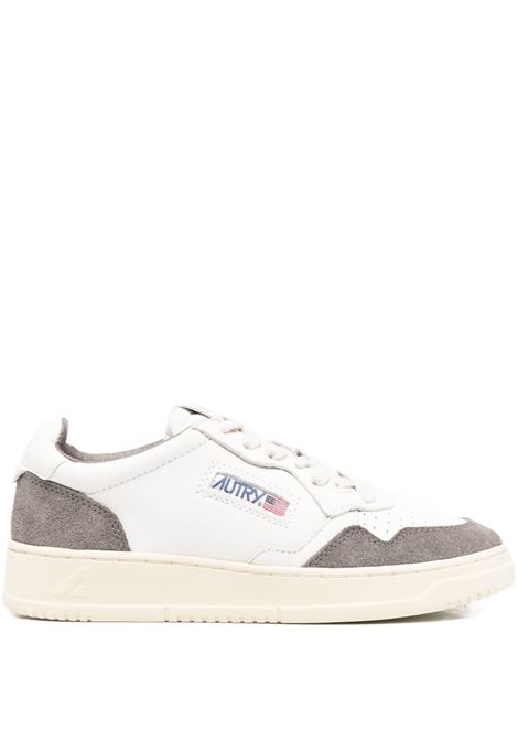 sneakers medalist low aulw gs45 donna bianche e grigie AUTRY | AULWGS45