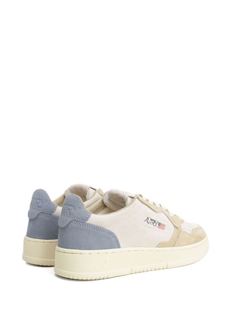 sneakers medalist low aulw ts18  donna bianche, blu e beige AUTRY | AULWTS18