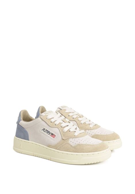 sneakers medalist low aulw ts18  donna bianche, blu e beige AUTRY | AULWTS18