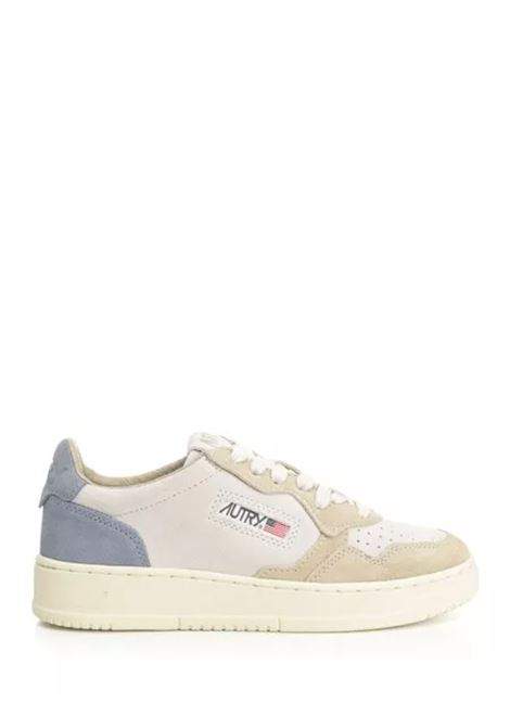 sneakers medalist low aulw ts18  donna bianche, blu e beige AUTRY | AULWTS18
