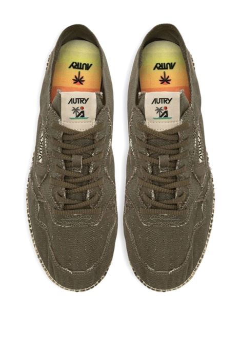 sneakers espadrillas sandy uomo verde militare AUTRY | ESLMCV04