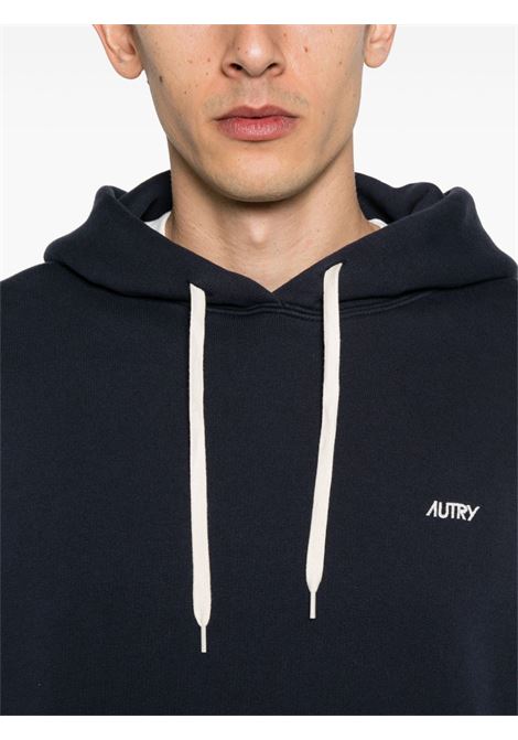 felpa con cappuccio uomo blu AUTRY | HOPMA2JB