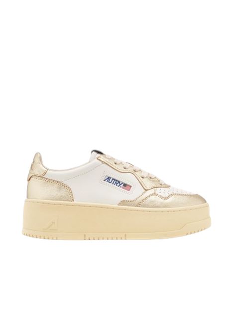 sneakers medalist ptl wwn16 donna bianche e oro AUTRY | PTLWWB16
