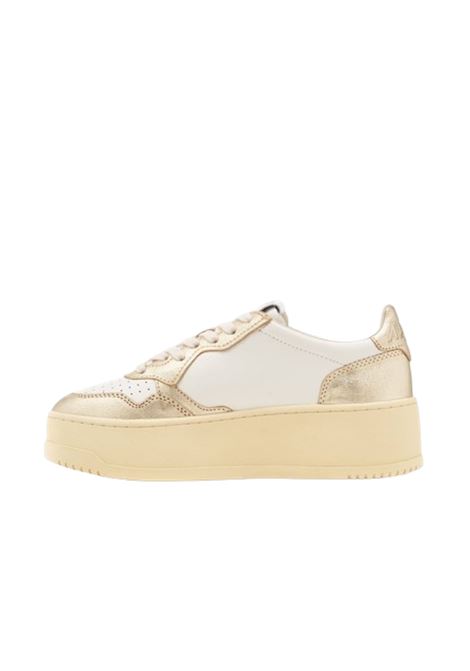 sneakers medalist ptl wwn16 donna bianche e oro AUTRY | PTLWWB16