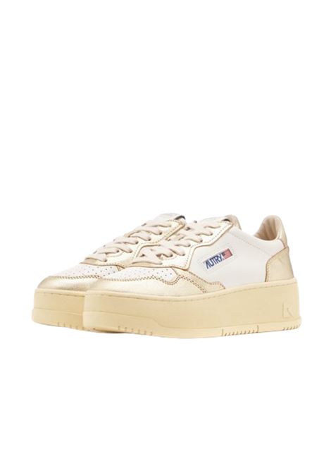 sneakers medalist ptl wwn16 donna bianche e oro AUTRY | PTLWWB16