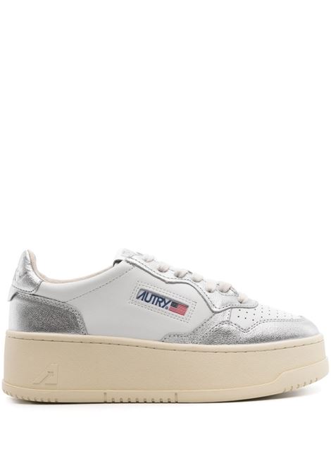 sneakers medalist ptl wwn18 donna bianche e argento AUTRY | PTLWWB18