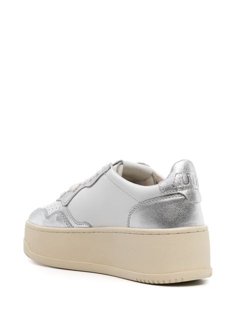 sneakers medalist ptl wwn18 donna bianche e argento AUTRY | PTLWWB18