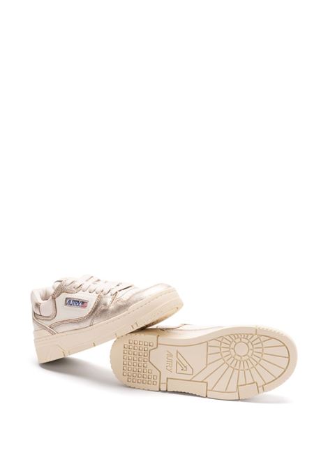 sneakers clc low mb01 donna bianche e oro AUTRY | ROLWMB01