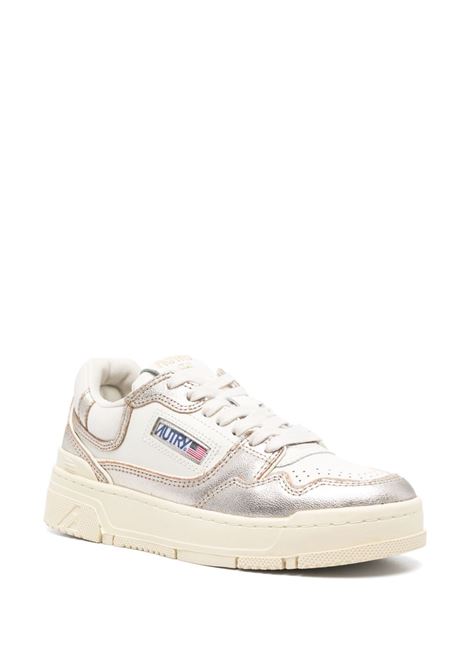 sneakers clc low mb01 donna bianche e oro AUTRY | ROLWMB01