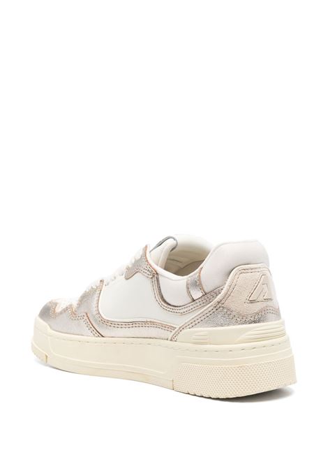 sneakers clc low mb01 donna bianche e oro AUTRY | ROLWMB01
