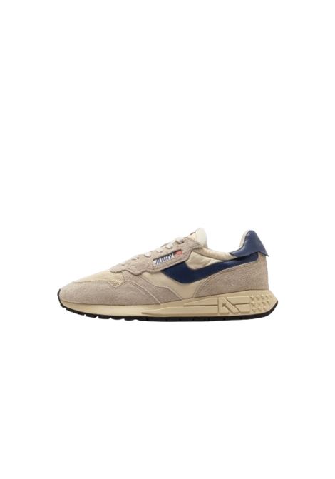 sneakers reelwind low wwlm ut27 uomo ecru e blu AUTRY | WWLMUT27