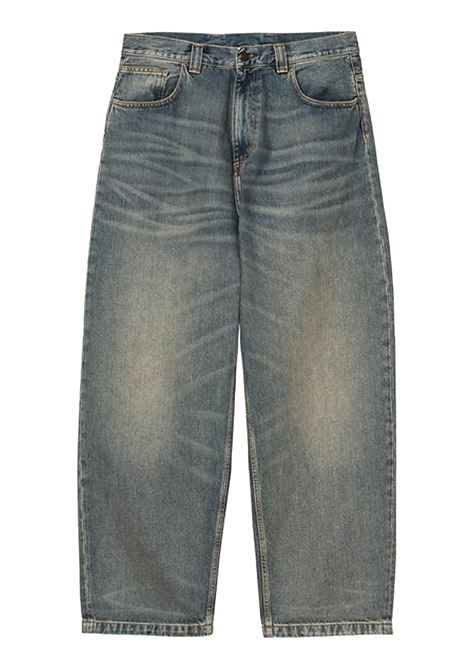 Blue worn