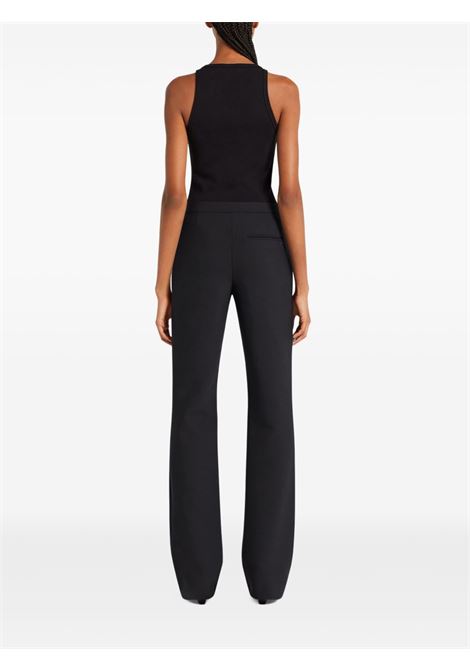 buckle 90's rib tank top woman black COURRÈGES | 325JDE142JS01949999