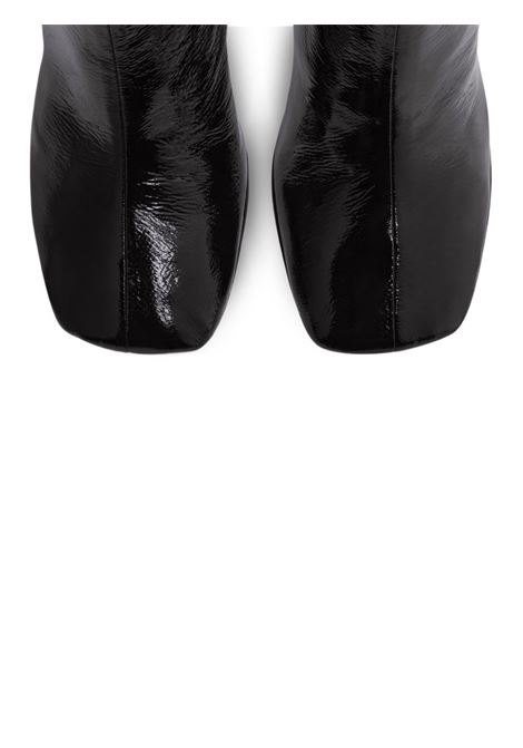square toe vinyl botts woman black COURRÈGES | 425SBT065VY00149999