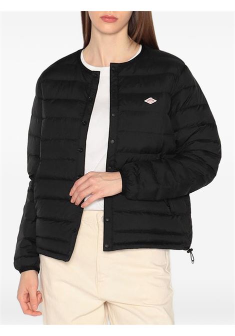 crewneck inner down jacket woman black DANTON | DT-A0001BLACK