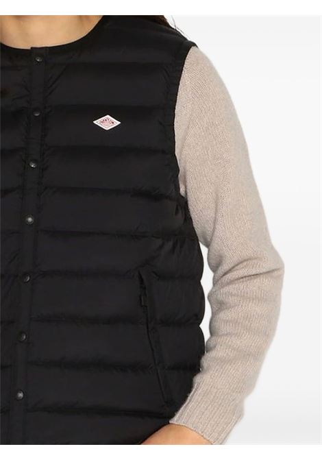 inner down crewneck vest woman black DANTON | DT-A0002BLACK