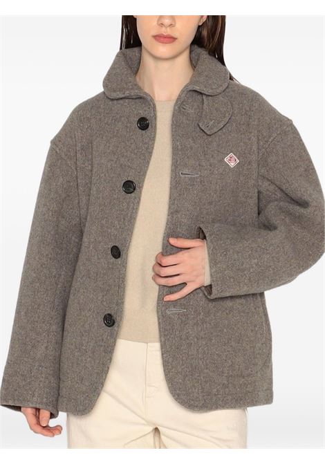 round collar jacket woman beige DANTON | DT-A0010H.BEIGE