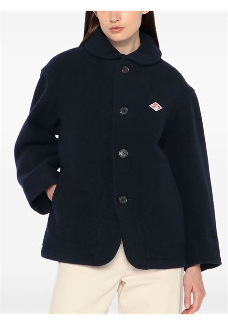 round collar jacket woman navy DANTON | DT-A0010NAVY