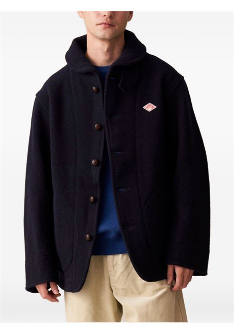 round collar jacket man navy DANTON | DT-A0032NAVY