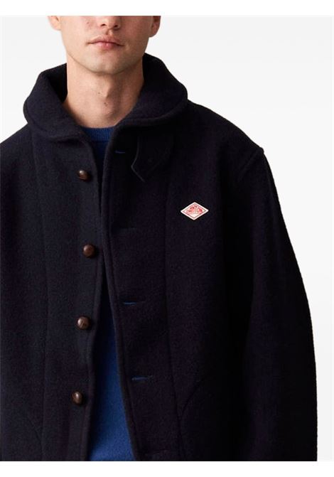 round collar jacket man navy DANTON | DT-A0032NAVY