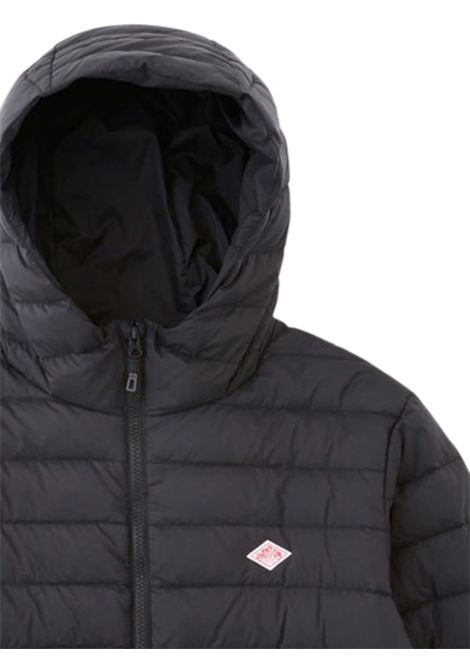 nylon taffeta middle down jacket man black DANTON | DT-A0564BLACK