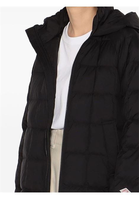 nylon taffeta square quilted down jacket woman black DANTON | DT-A0567BLACK