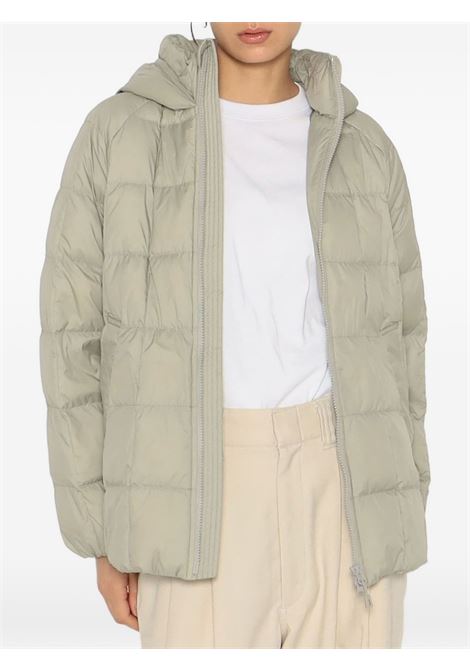 nylon taffeta square quilted down jacket woman grey DANTON | DT-A0567GREIGE