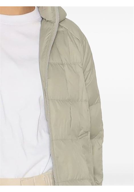 nylon taffeta square quilted down jacket woman grey DANTON | DT-A0567GREIGE