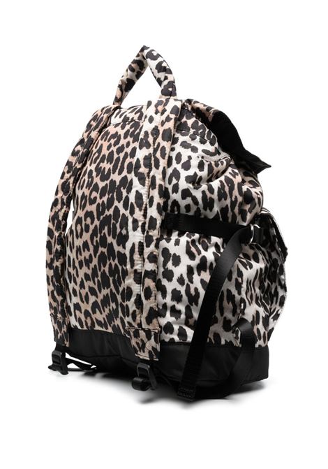 zaino tech donna leopard print GANNI | A4757943