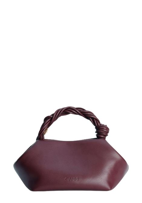 borsa ganni bou small donna borgogna GANNI | A5313436