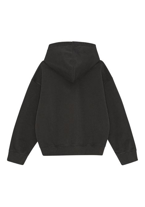 animal print hoodie woman black GANNI | T4270252