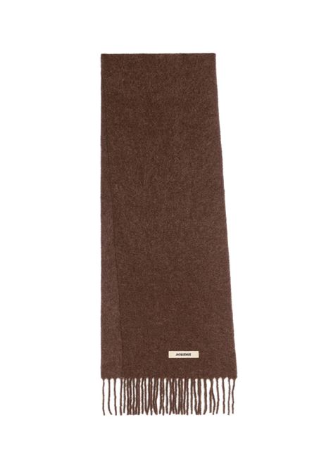 l'echaroe carro scarf unisex brown JACQUEMUS | ACU00572BOT4032850