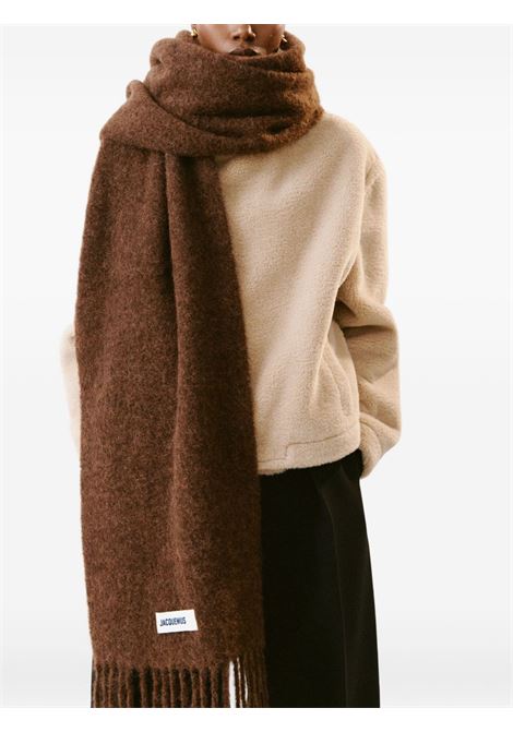 l'echaroe carro scarf unisex brown JACQUEMUS | ACU00572BOT4032850
