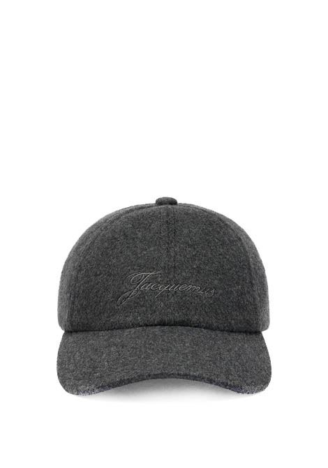 cappello le cachemiro donna grigio scuro JACQUEMUS | ACU00779AW00701970