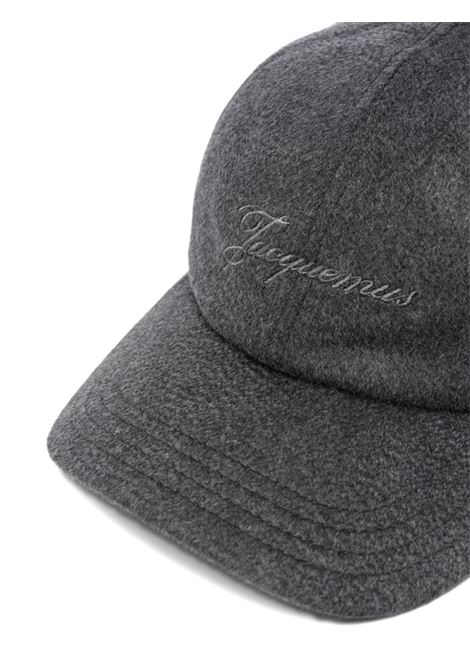 le casquette cachemiro baseball cap woman dark grey JACQUEMUS | ACU00779AW00701970