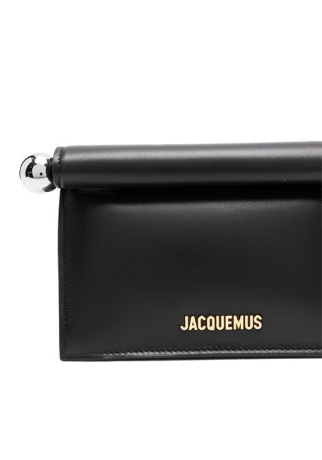 le petit pochette rond carrè bag woman black JACQUEMUS | BAW00392AC27L14990