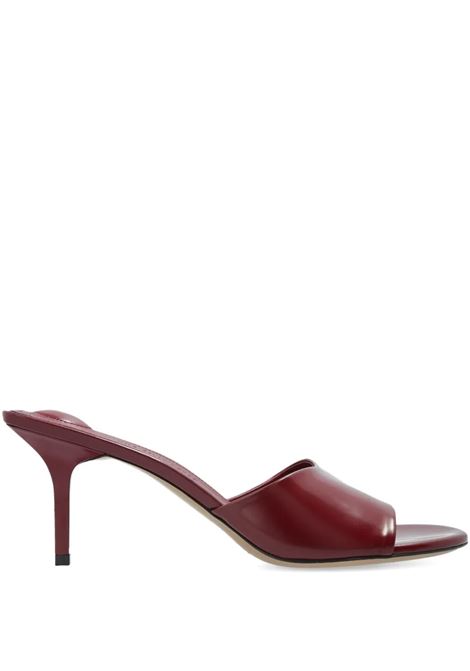 scarpe con tacco les mules cubisto donna borgogna JACQUEMUS | FOW00167AC18A03490