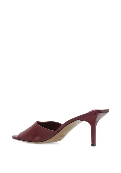 scarpe con tacco les mules cubisto donna borgogna JACQUEMUS | FOW00167AC18A03490