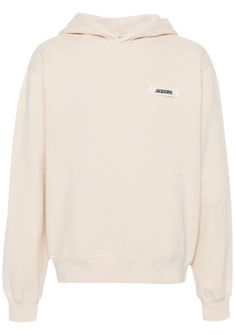 felpa le hoodie gros grain uomo beige JACQUEMUS | HOM00247AJ00126150