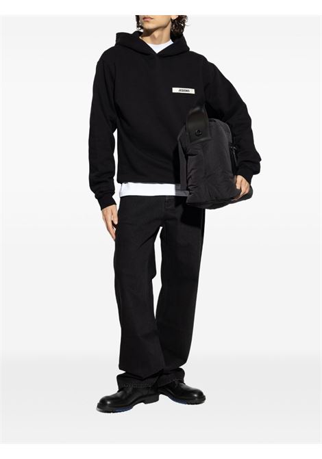 le hoodie gros grain man black JACQUEMUS | HOM00247AJ00126990